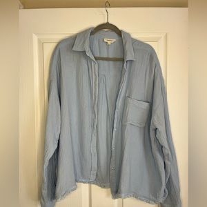 Lightweight Baby Blue Button Down